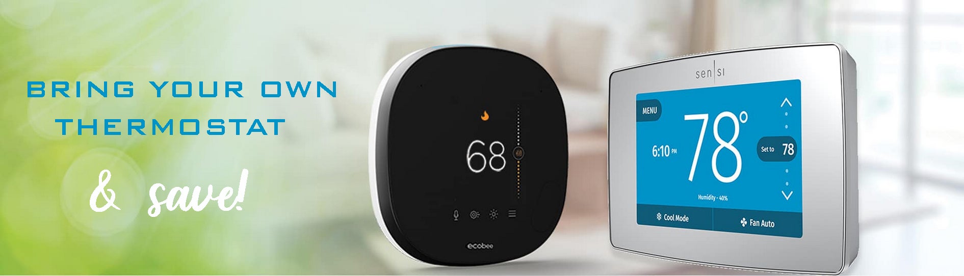 photo of smart thermostats