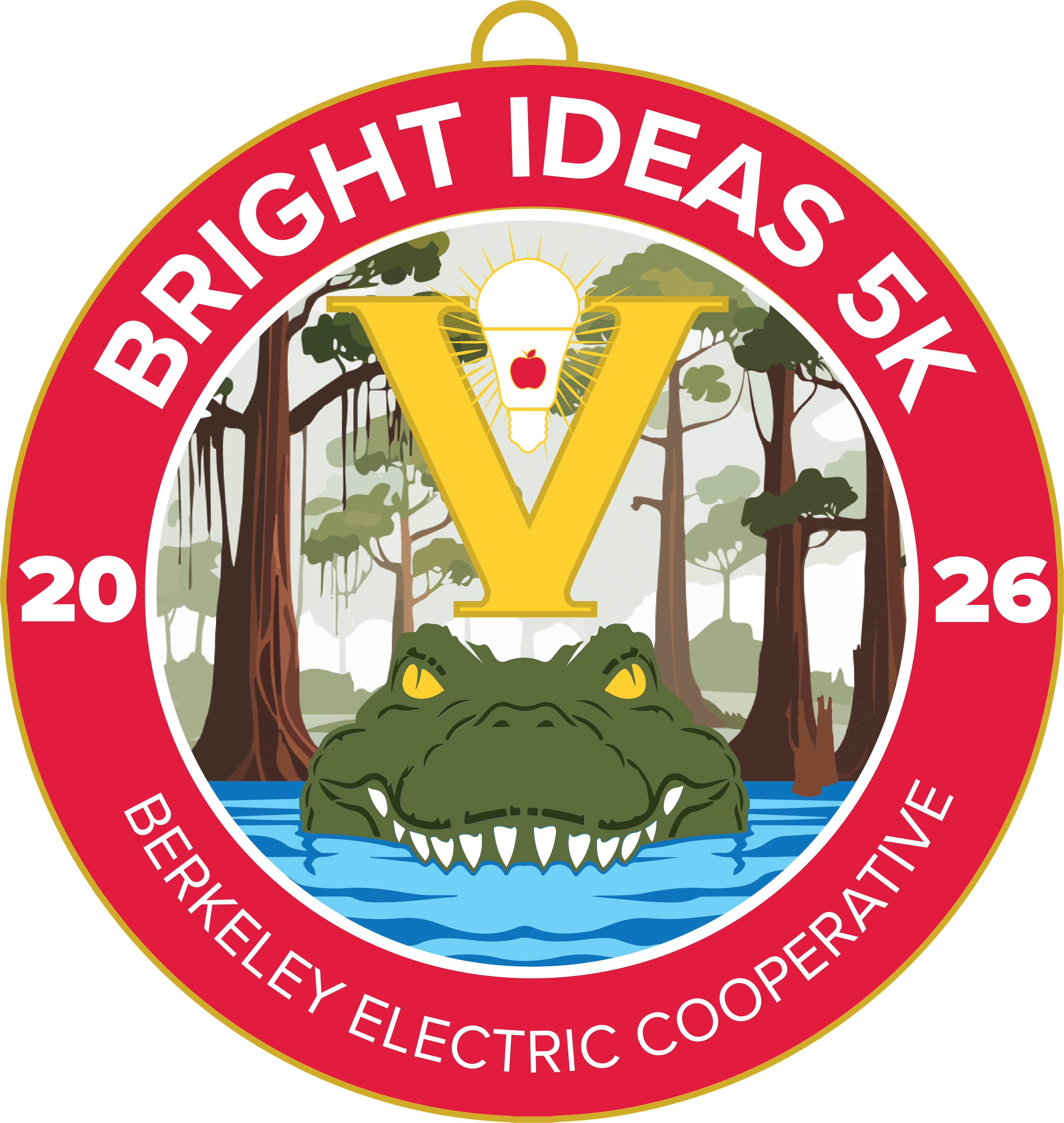 2026 Bright Ideas 5K medal